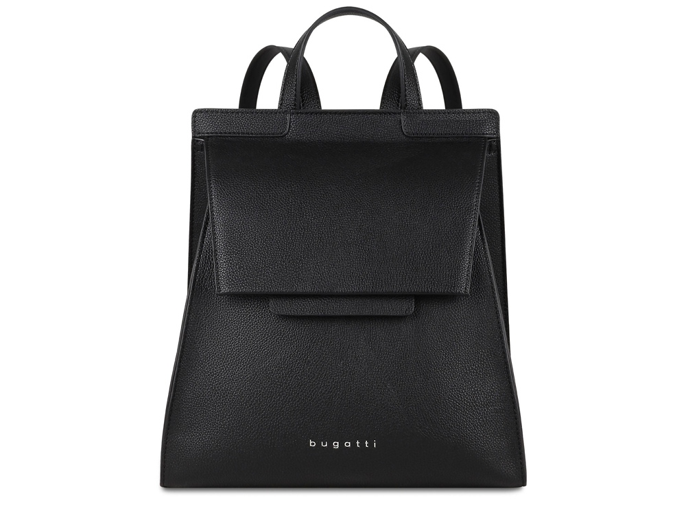 Рюкзак женский BUGATTI серия Chiara, чёрный, полиуретан, 29х14х31 см (Изображение 2)
