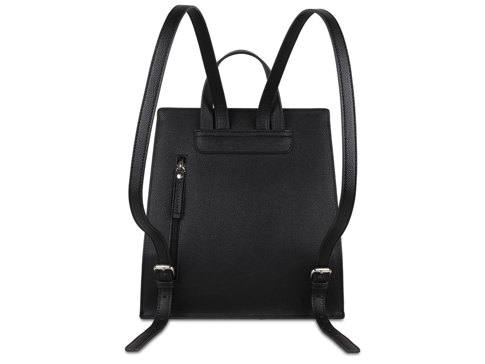Рюкзак женский BUGATTI серия Chiara, чёрный, полиуретан, 29х14х31 см (Изображение 7)