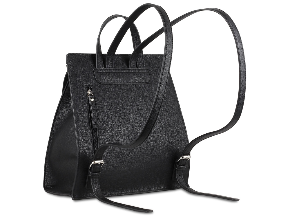 Рюкзак женский BUGATTI серия Chiara, чёрный, полиуретан, 29х14х31 см (Изображение 8)