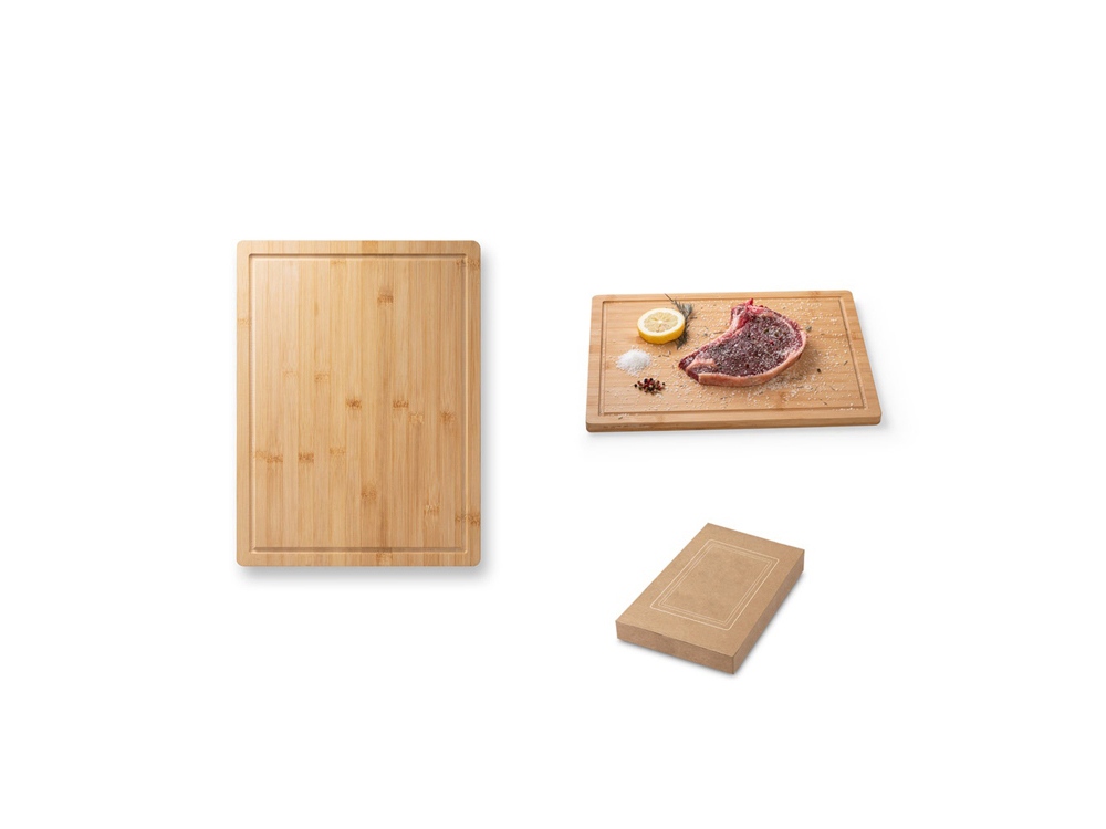 MARJORAM. Бамбуковая разделочная доска, натуральный (Изображение 2)