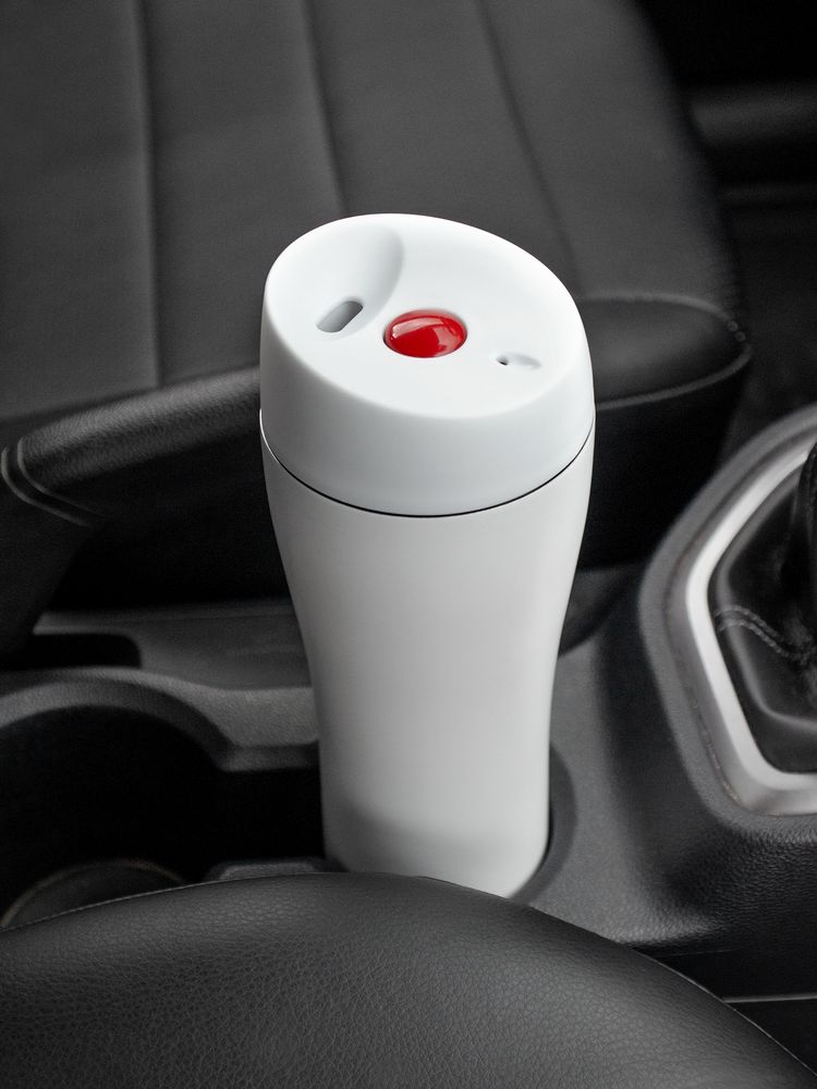 Термостакан Solingen, вакуумный, герметичный, белый (Изображение 6)