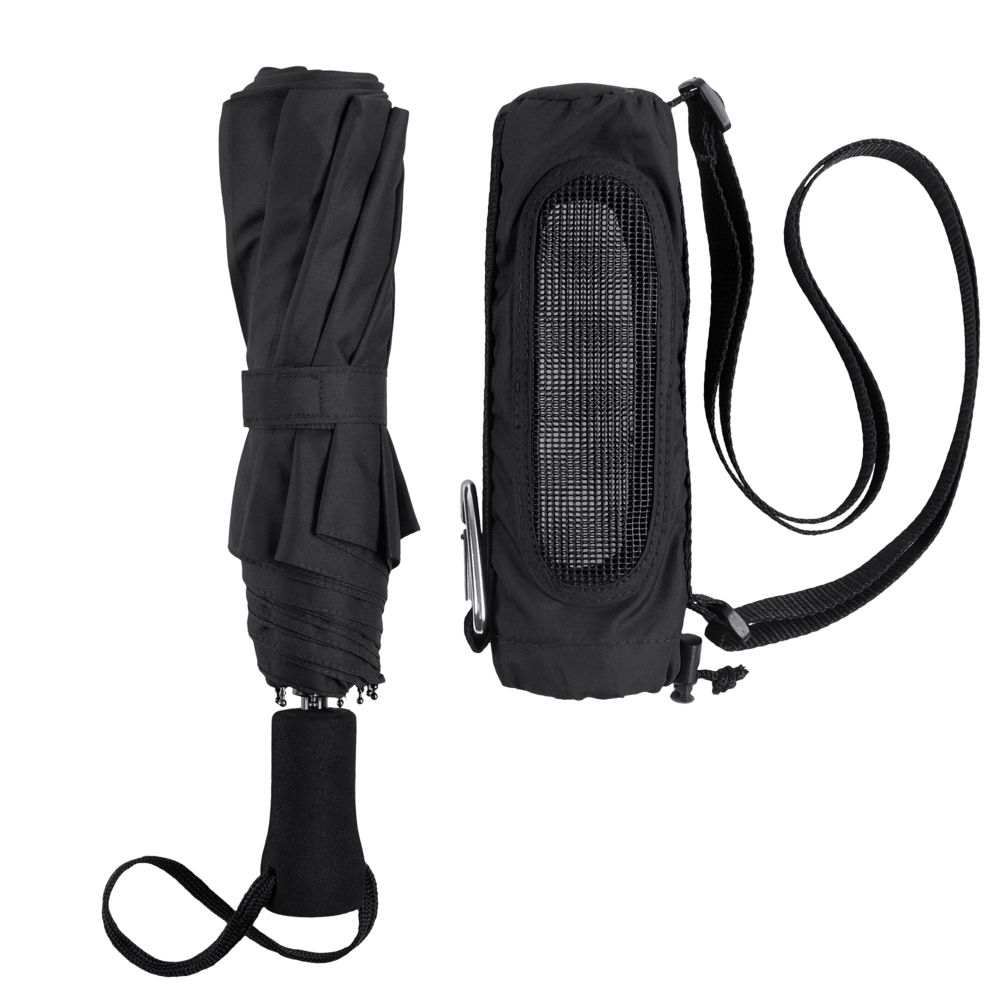 Складной зонт Hogg Trek, черный (Изображение 6)