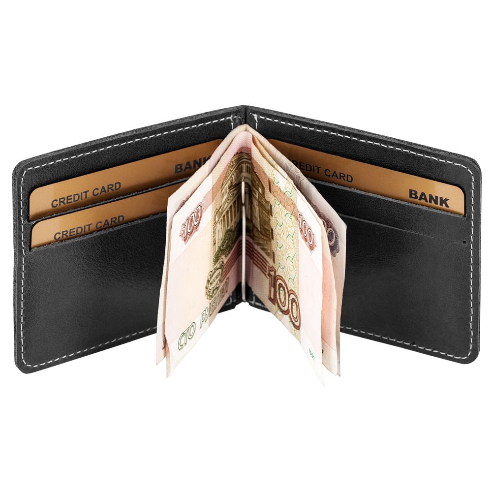 Зажим для купюр Apache, черный (Изображение 6)