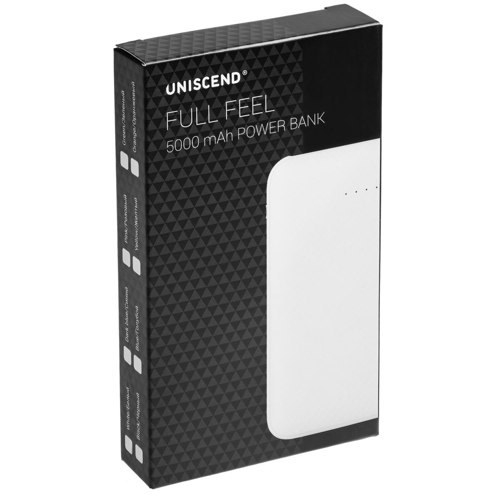 Внешний аккумулятор Uniscend Full Feel 5000 мАч, черный (Изображение 8)