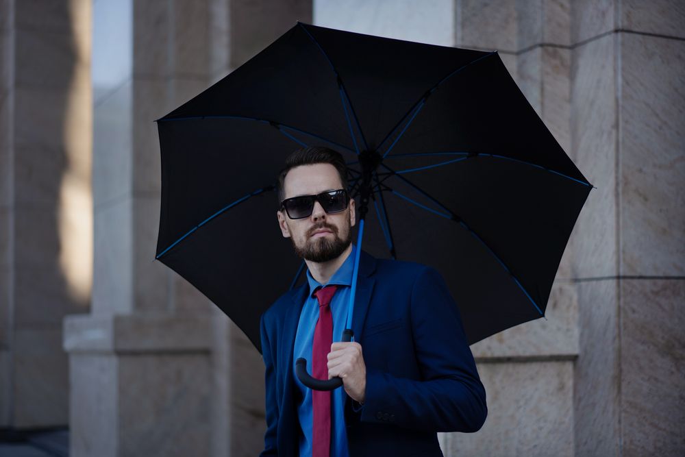 Зонт-трость с цветными спицами Color Power (Изображение 6)