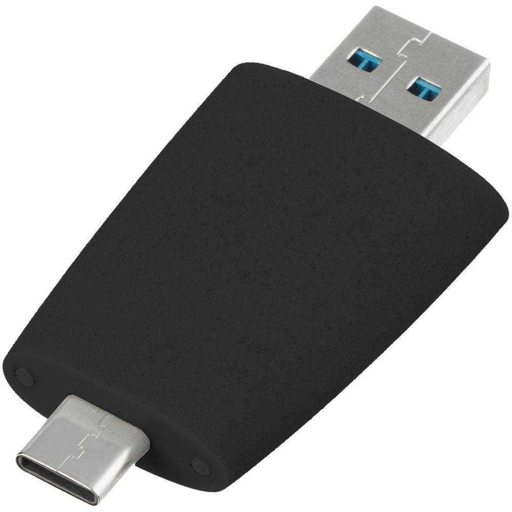 Флешка Pebble Type-C, USB 3.0, черная (Изображение 19)