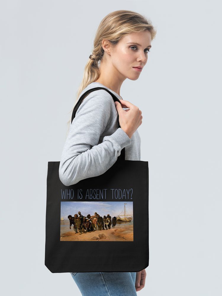 Холщовая сумка Who Is Absent Today (Изображение 3)