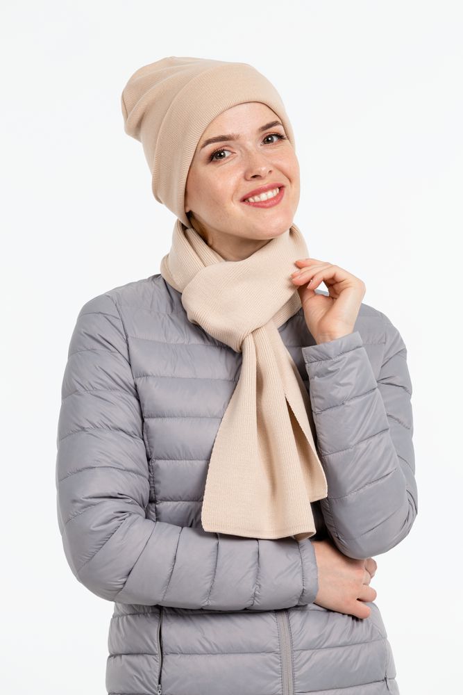 Шарф Real Talk, бежевый (Изображение 6)