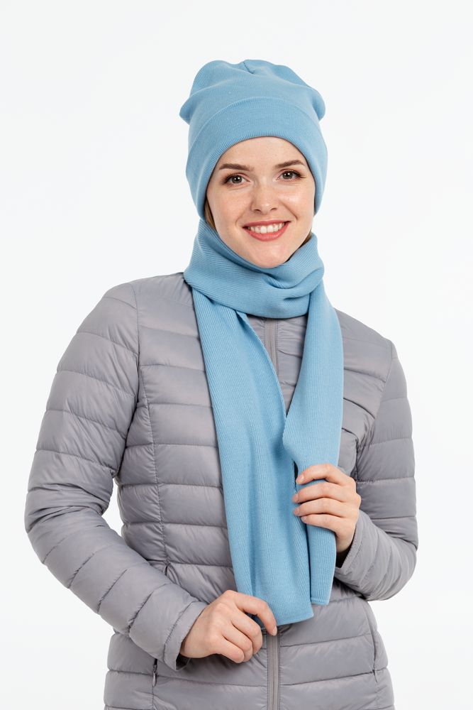 Шарф Real Talk, голубой (Изображение 6)