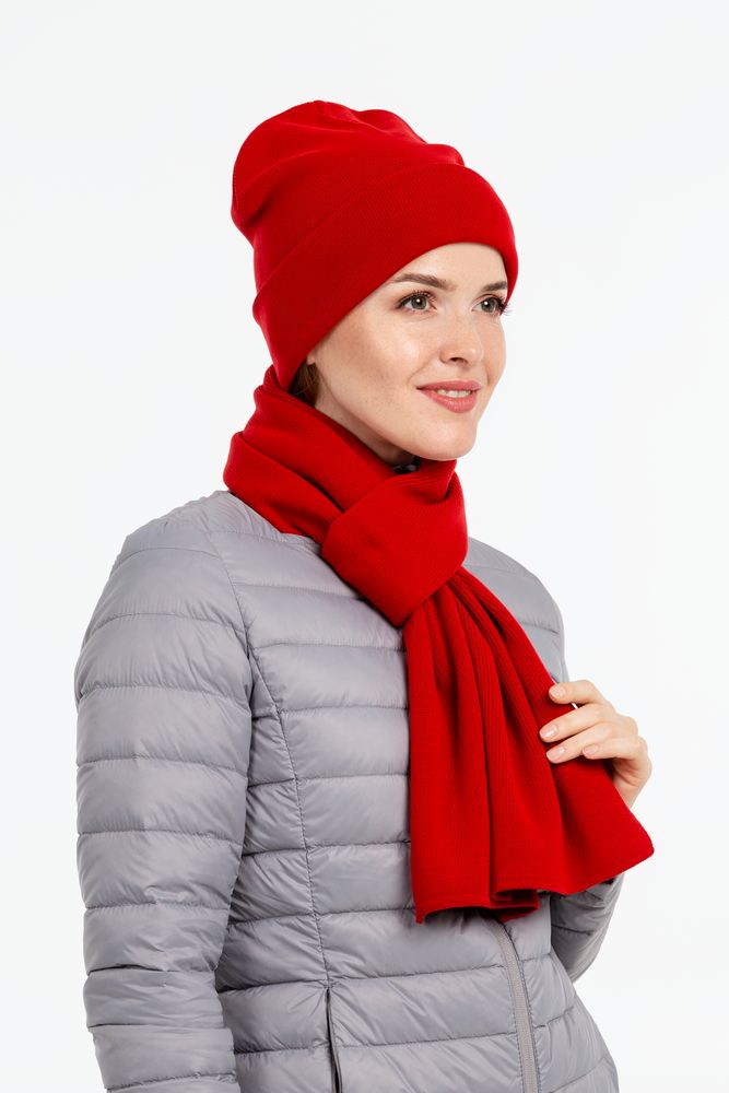 Шарф Real Talk, красный (Изображение 6)