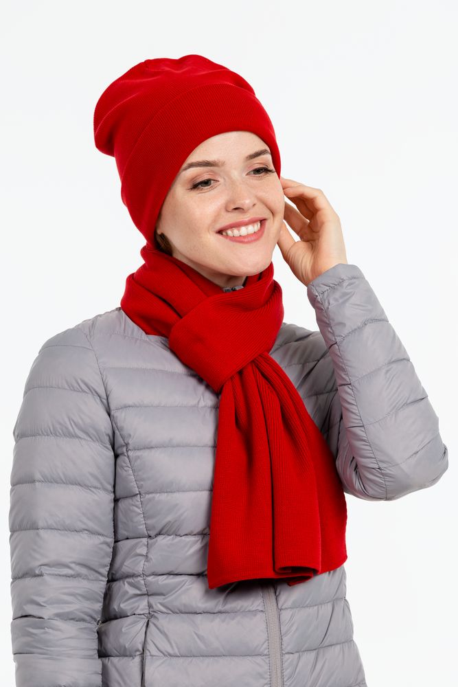 Шарф Real Talk, красный (Изображение 7)