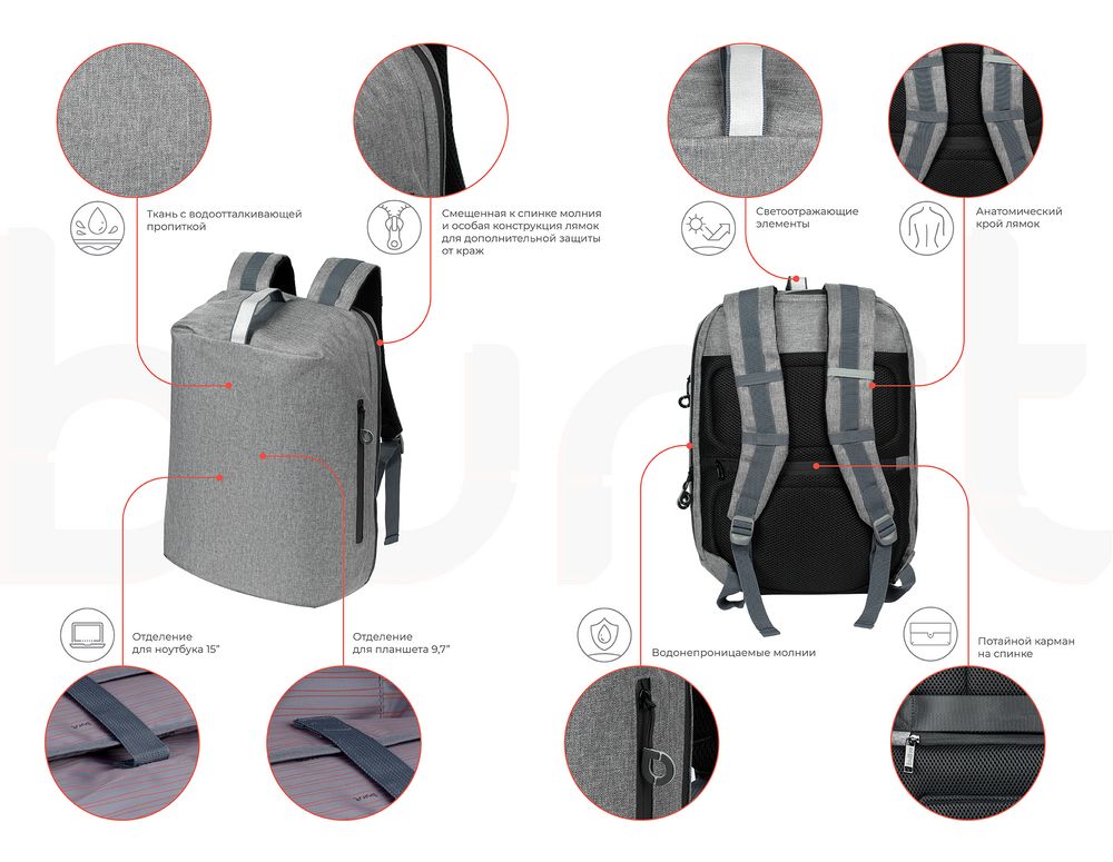 Рюкзак для ноутбука Tweed (Изображение 8)