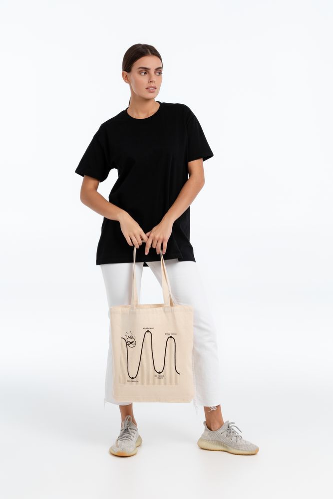 Холщовая сумка «Все плохо» (Изображение 6)