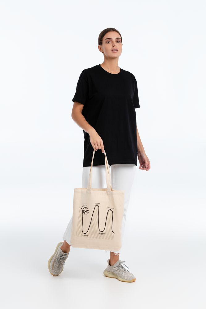 Холщовая сумка «Все плохо» (Изображение 7)