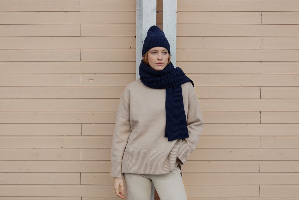 Шарф Alpine, синий (Изображение 8)