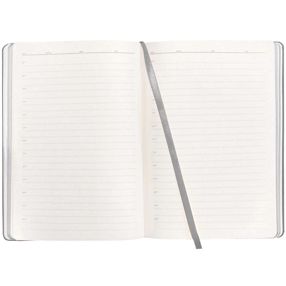 Ежедневник Shall Light, недатированный, серый (Изображение 5)