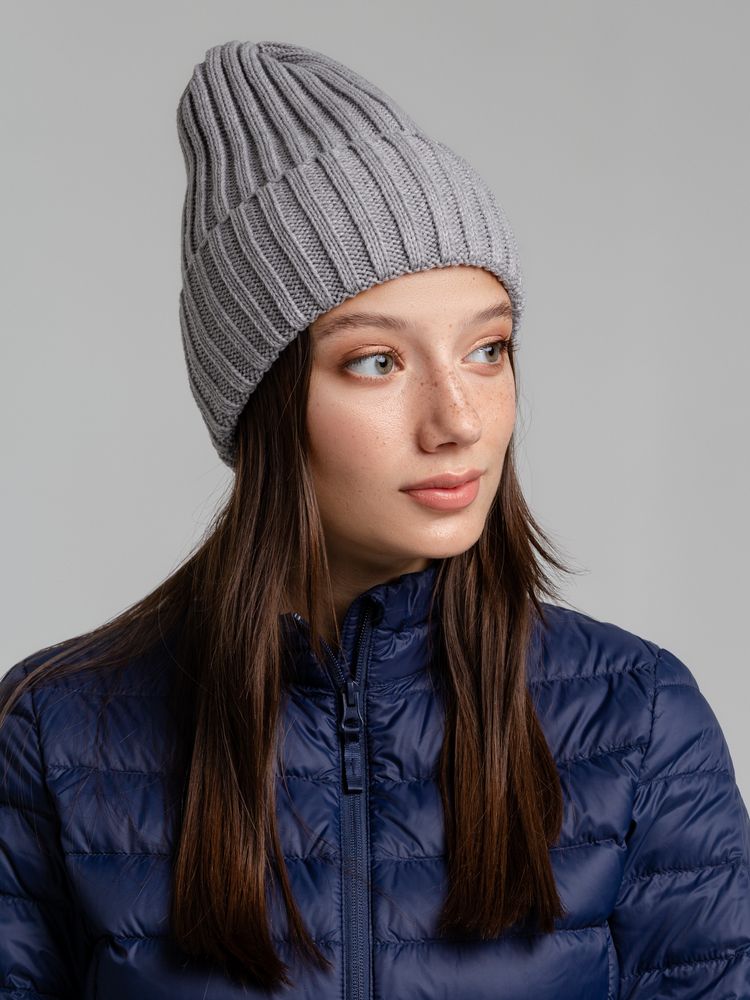 Шапка Norfold, светло-серый меланж (Изображение 4)