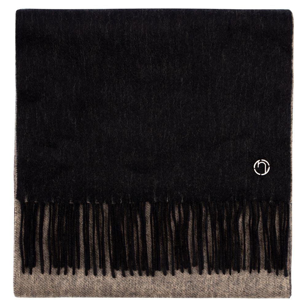 Палантин Charming, черный с бежевым (Изображение 2)