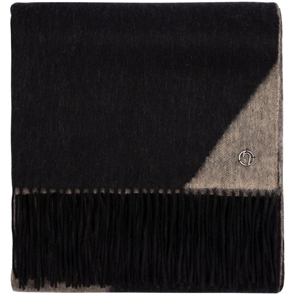 Палантин Charming, черный с бежевым (Изображение 4)