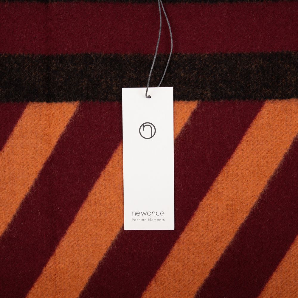 Палантин Charming, коричневый с оранжевым (Изображение 10)