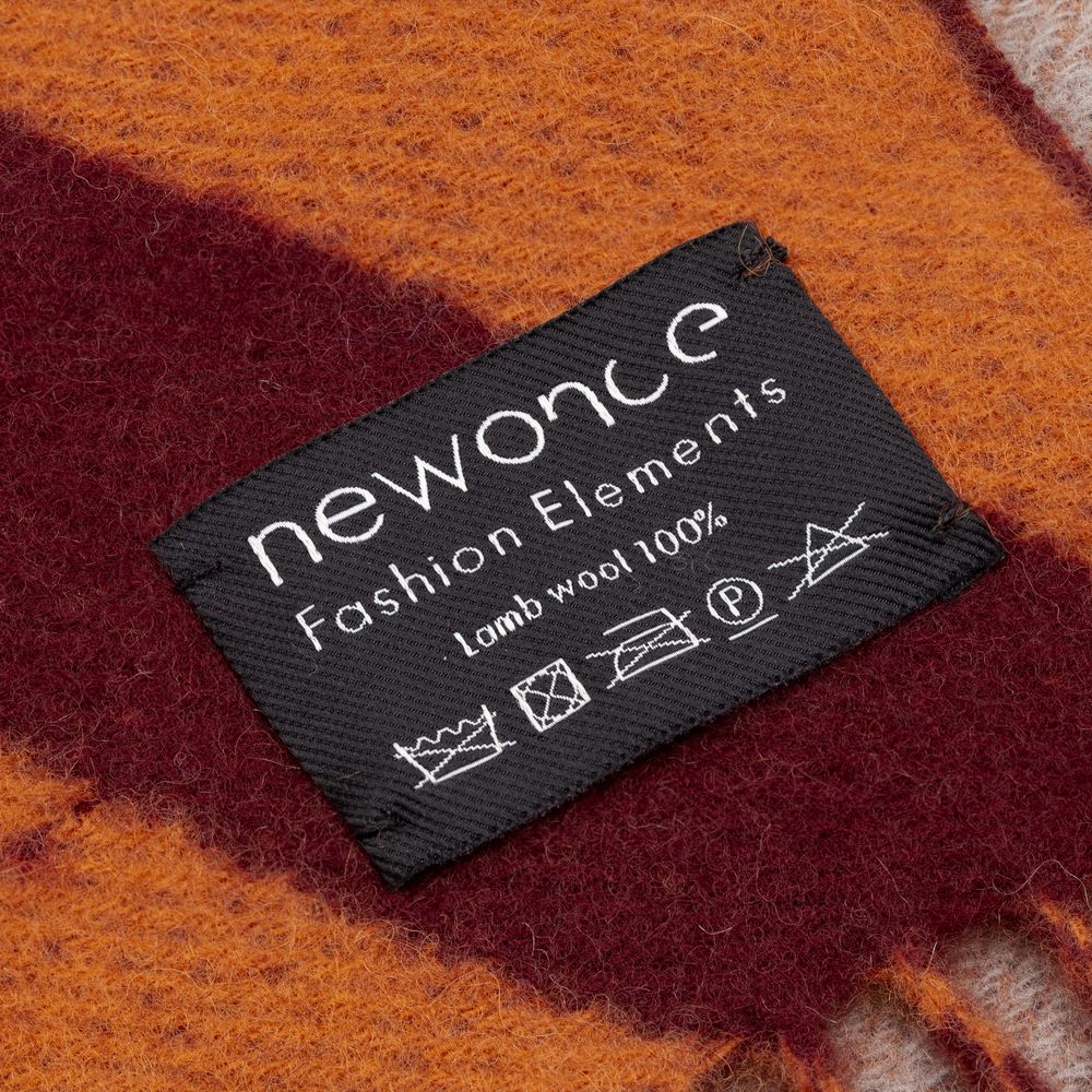 Палантин Charming, коричневый с оранжевым (Изображение 11)