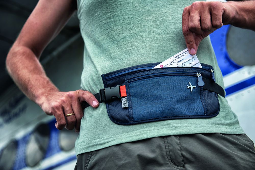 Поясная сумка для документов Money Belt (Изображение 4)