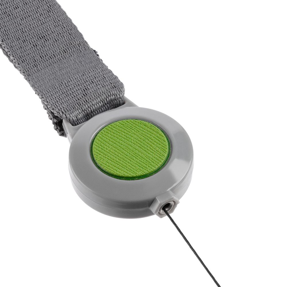 Чехол для пропуска с лентой и ретрактором Devon, зеленый (Изображение 6)