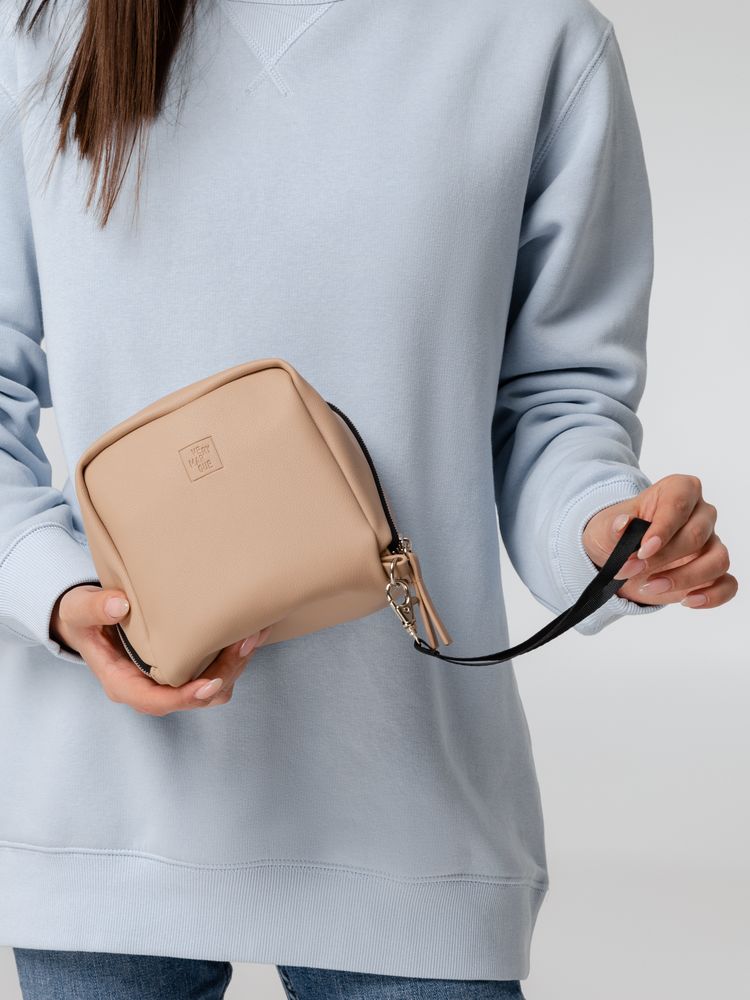 Дорожная косметичка Cubo, бежевая (Изображение 11)