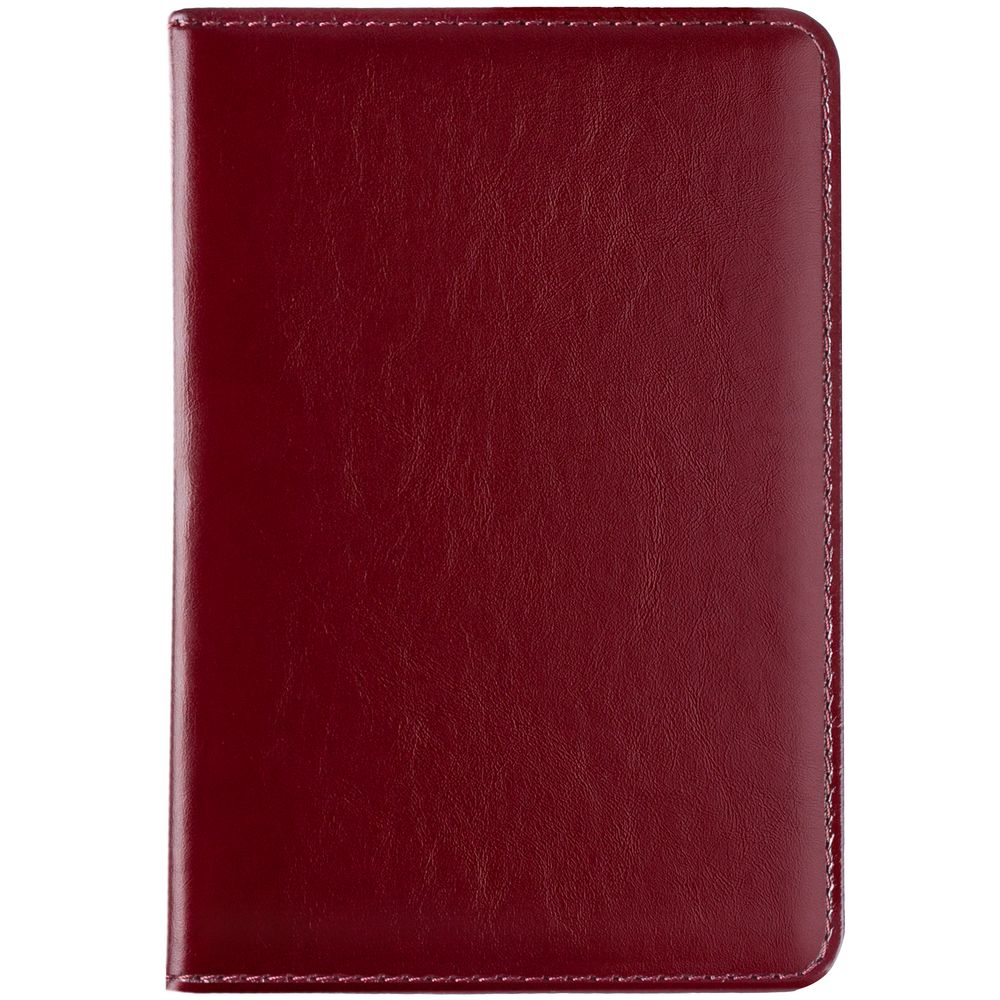 Обложка для паспорта Signature, бордовая (Изображение 1)