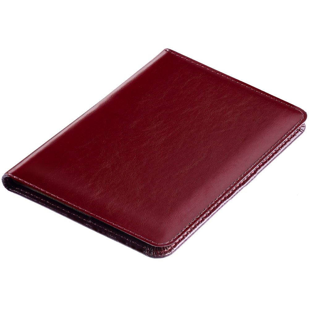 Обложка для паспорта Signature, бордовая (Изображение 5)