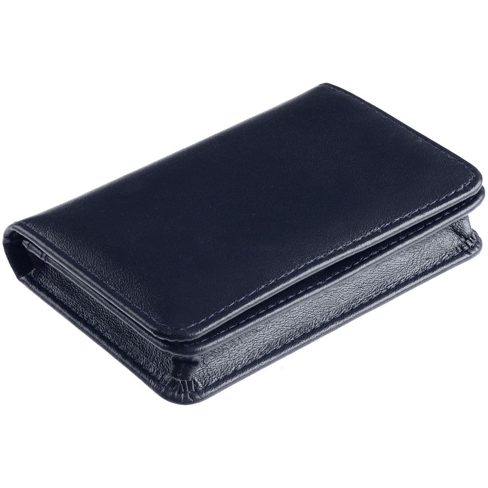 Футляр для карточек и визиток Signature, синий (Изображение 3)