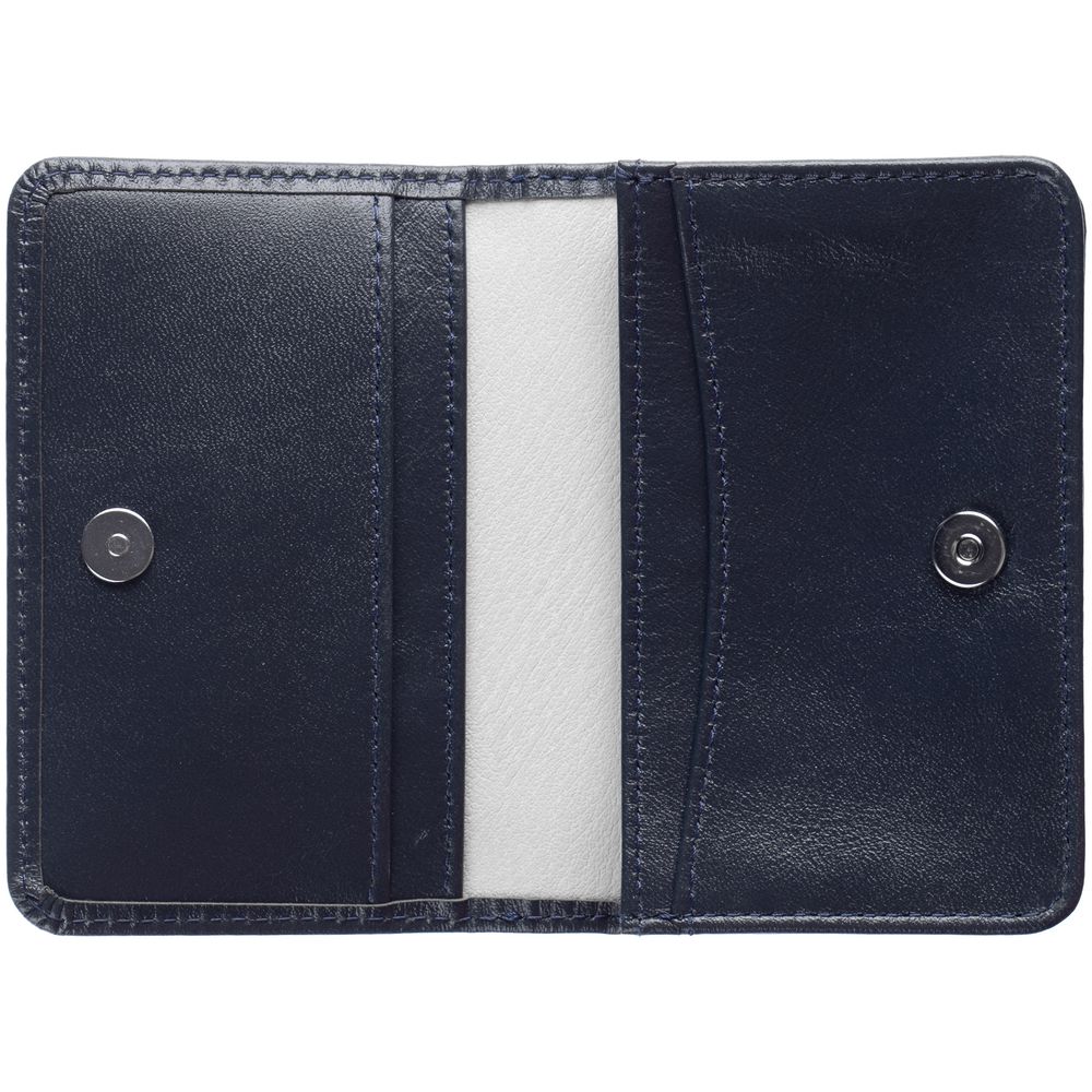 Футляр для карточек и визиток Signature, синий (Изображение 4)