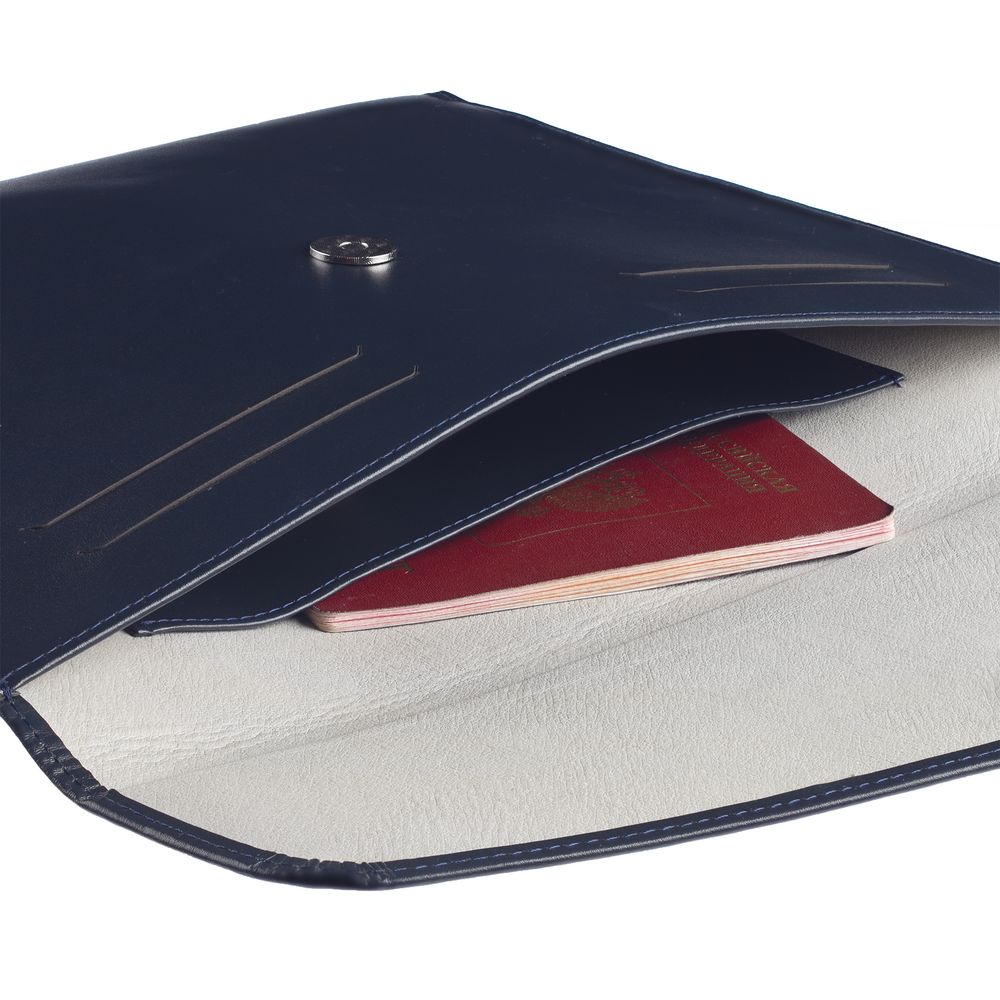 Папка для документов Signature, синяя (Изображение 5)