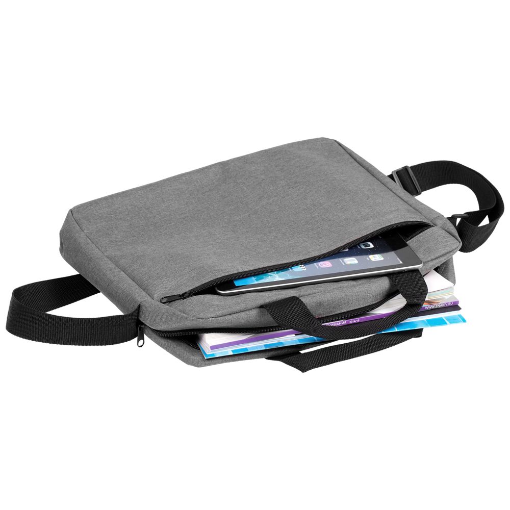 Конференц-сумка Member, серая (Изображение 6)