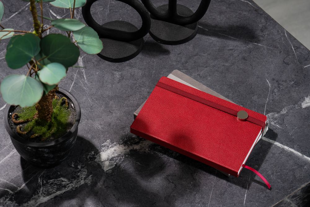 Ежедневник Nova Round, недатированный, красный (Изображение 7)