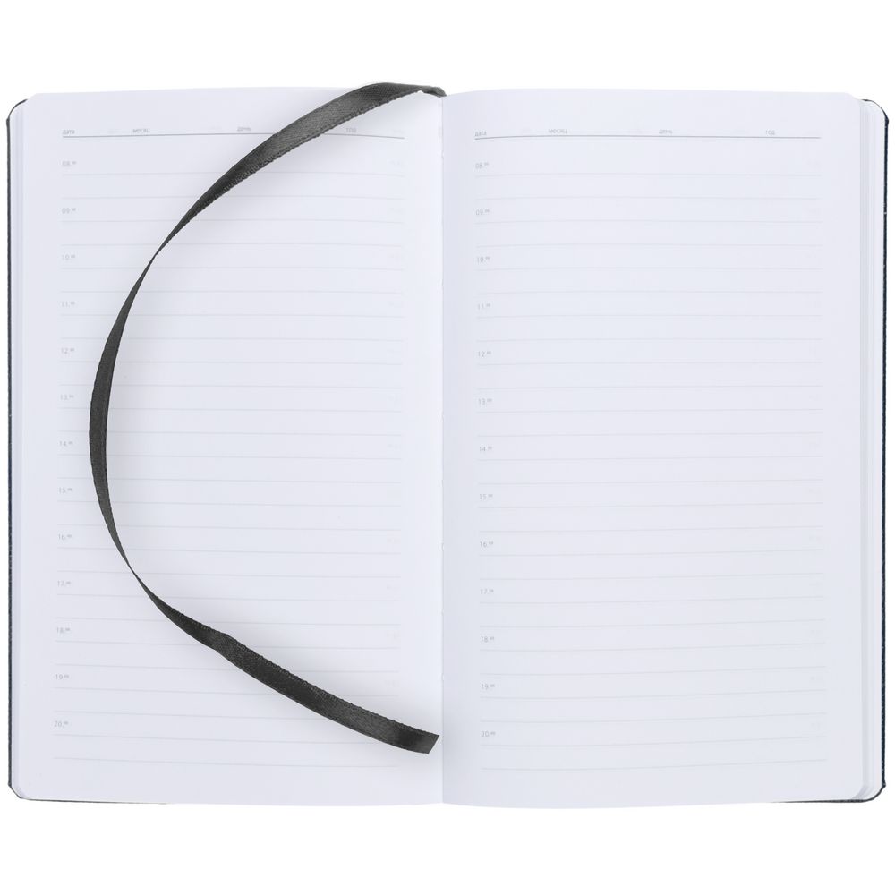 Ежедневник Nova Round, недатированный, черный (Изображение 5)