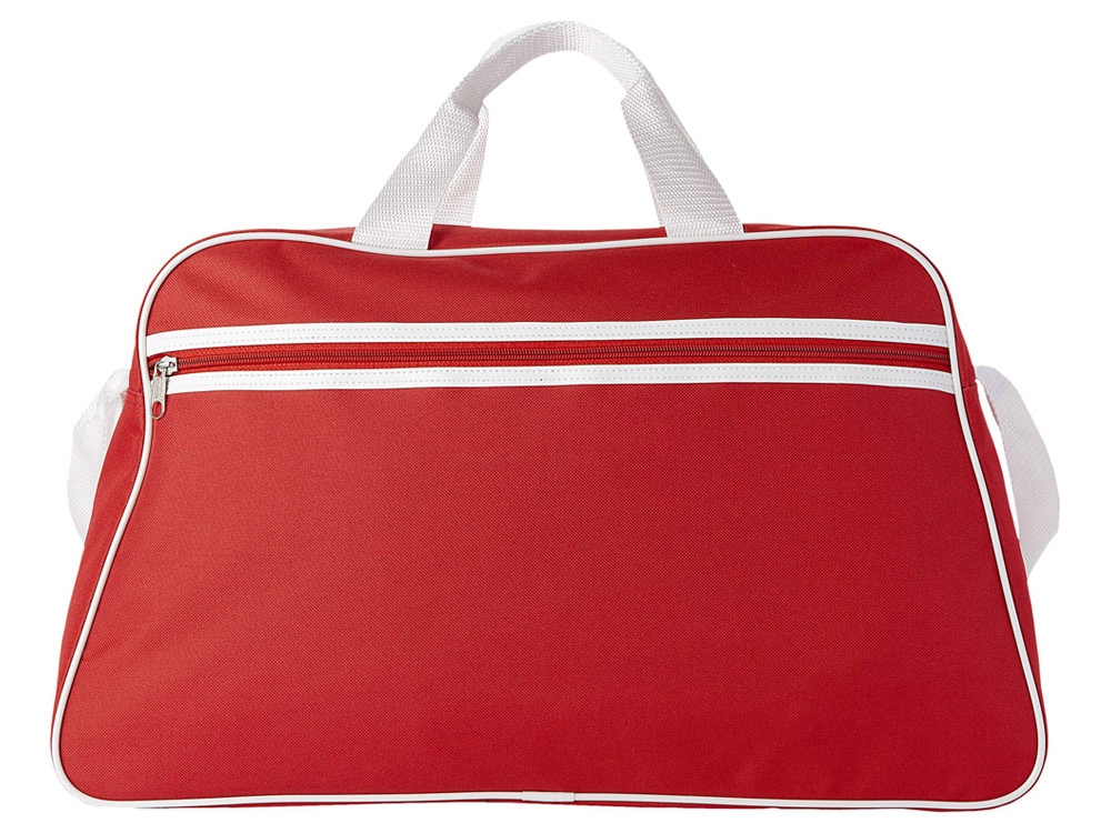 Сумка спортивная San Jose (красный/белый)  (Изображение 3)