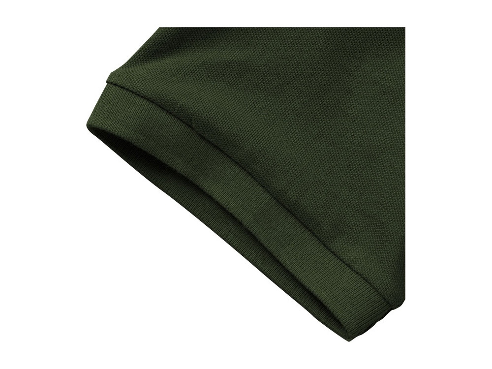 Рубашка поло Calgary мужская (зеленый армейский ) 3XL (Изображение 6)