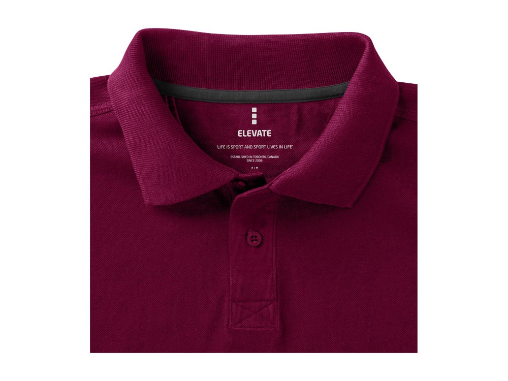 Рубашка поло Calgary мужская (бургунди) 2XL (Изображение 4)