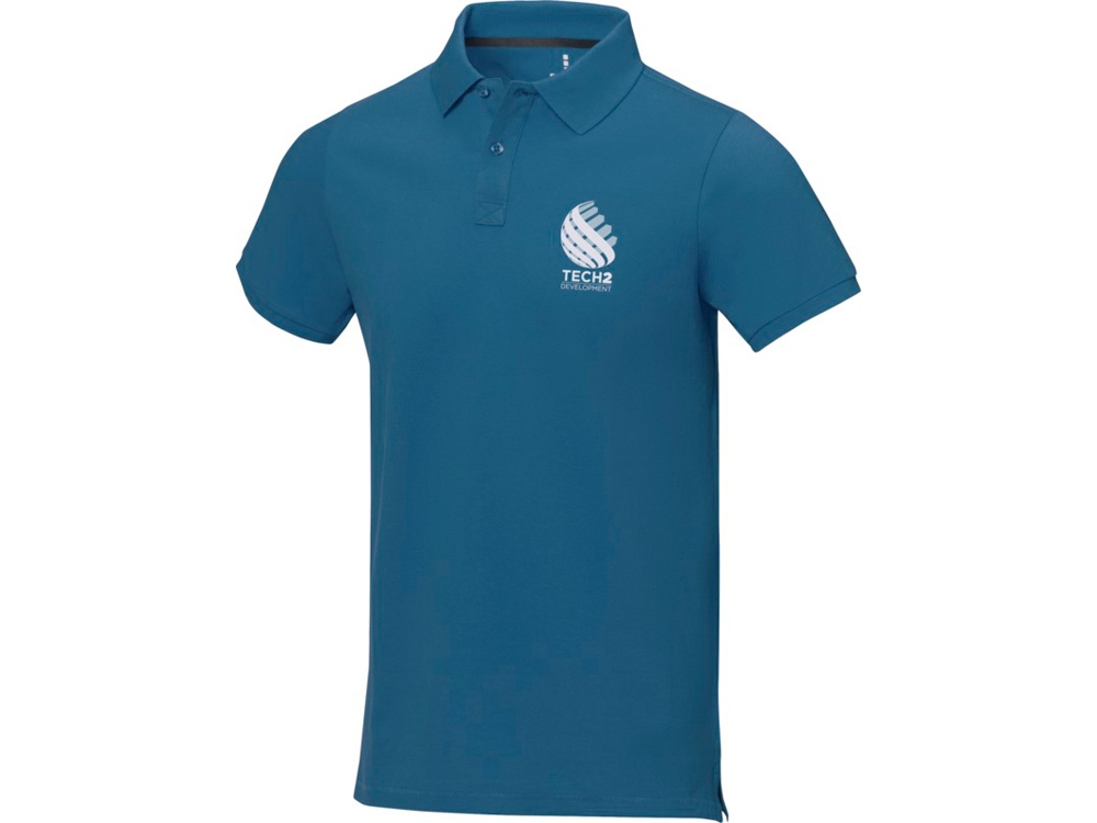 Рубашка поло Calgary мужская (деним) 3XL (Изображение 6)