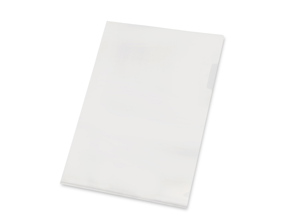 Папка- уголок А4, матовая (прозрачный) 