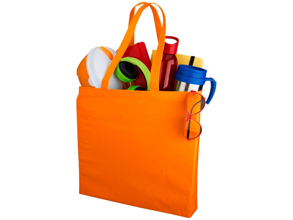 Сумка Odessa хлопковая, 220 г/м2 (оранжевый)  (Изображение 2)