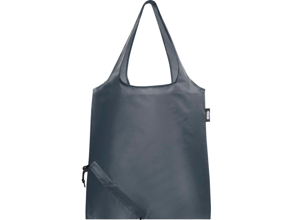 Складная эко-сумка Sabia из вторичного ПЭТ (угольный)  (Изображение 2)