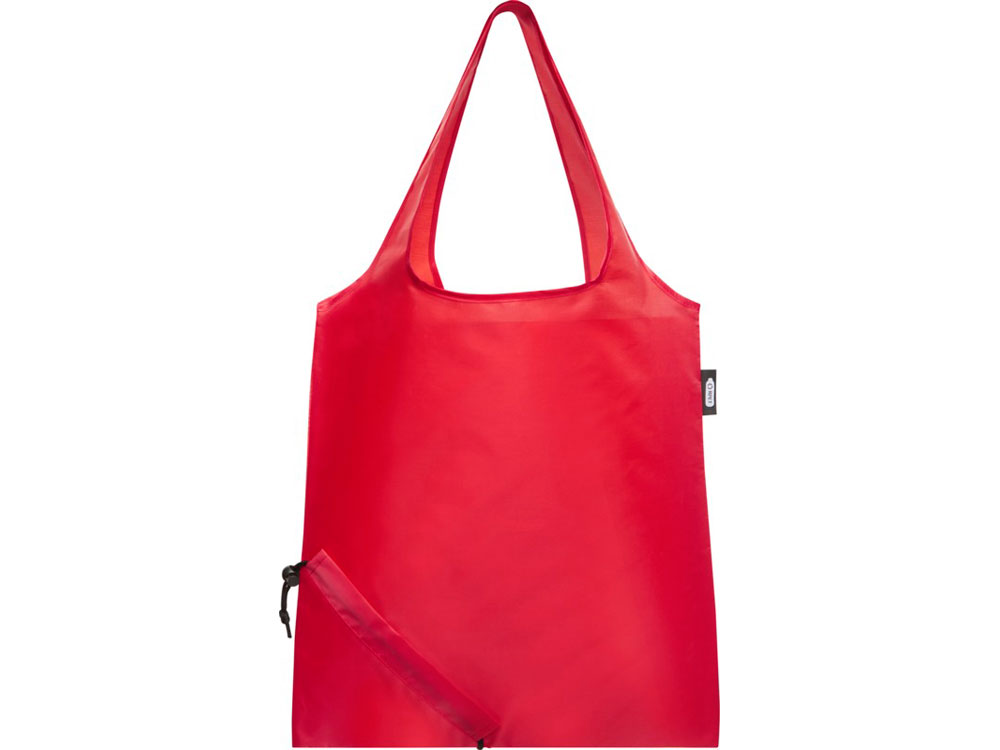Складная эко-сумка Sabia из вторичного ПЭТ (красный)  (Изображение 2)
