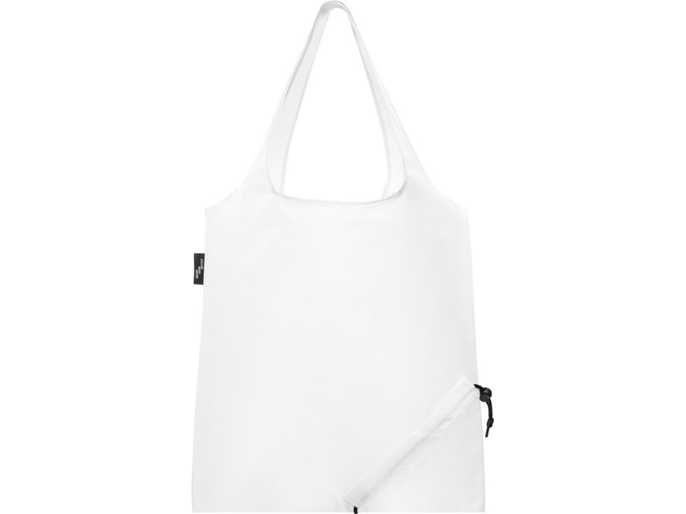 Складная эко-сумка Sabia из вторичного ПЭТ (белый)  (Изображение 3)