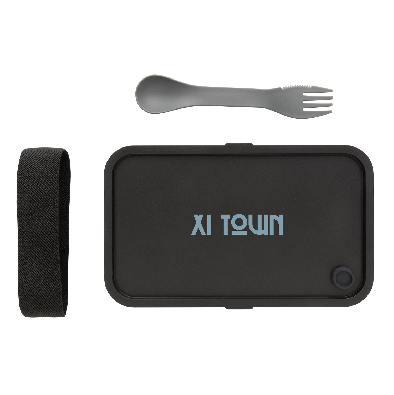 Ланч-бокс из переработанного полипропилена со столовым прибором (стандарт GRS) (Изображение 4)