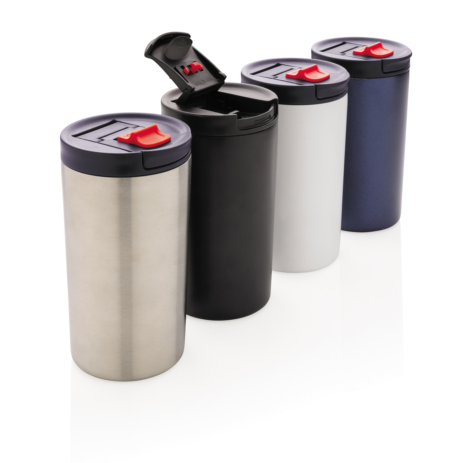 Герметичная вакуумная термокружка с двойными стенками и замком, 300 мл (Изображение 4)