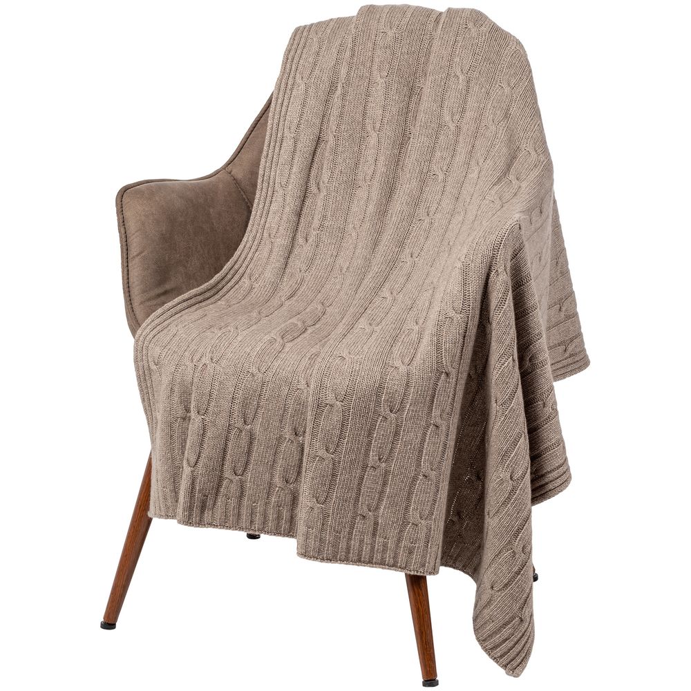 Плед Auray, бежевый (Изображение 1)