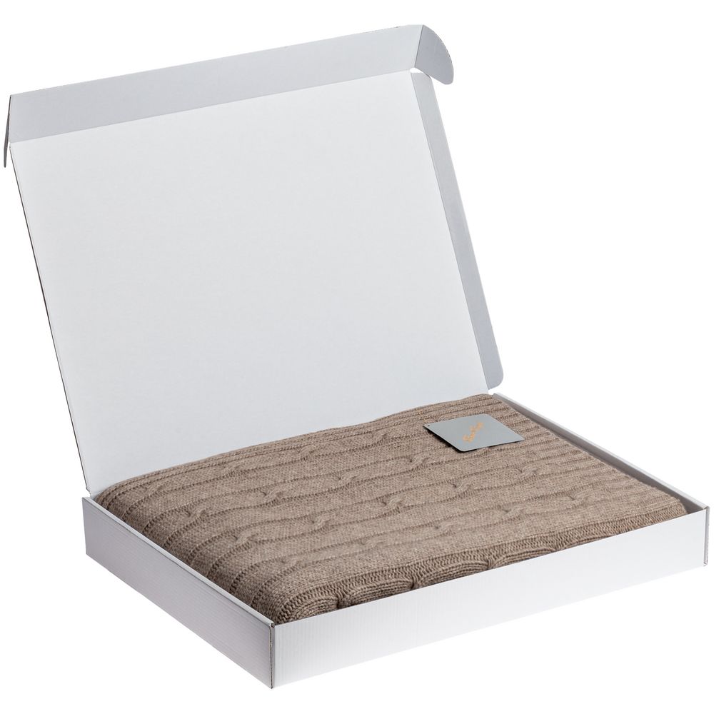 Плед Auray, бежевый (Изображение 9)