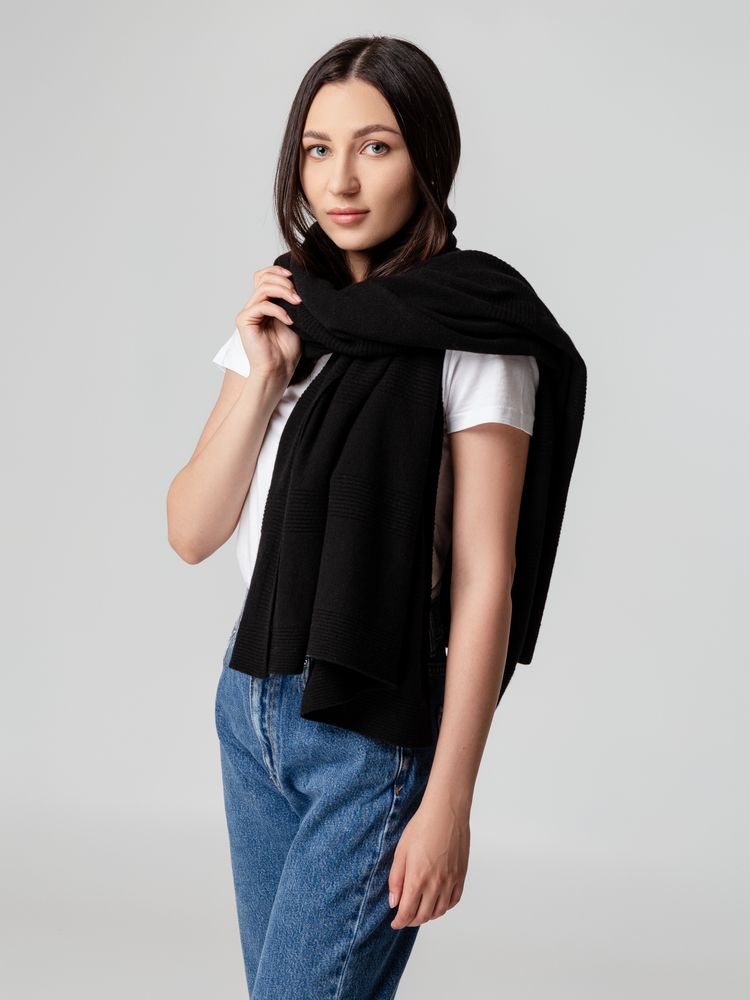 Плед Territ, черный (Изображение 10)